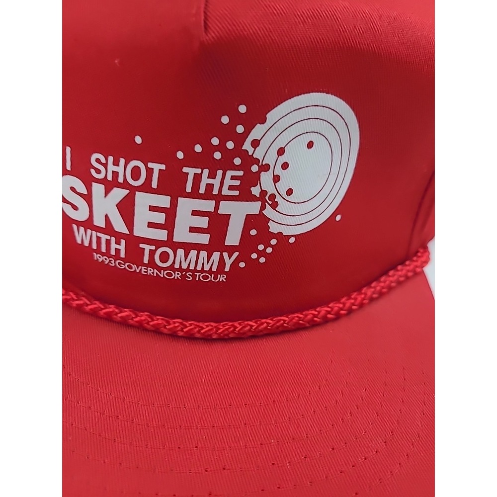 Vintage Tommy Thompson‎ Snapback Hat Wisconsin Governor Tour Political Artifact - Picture 4 of 12